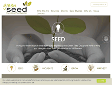 Tablet Screenshot of greenseedgroup.com